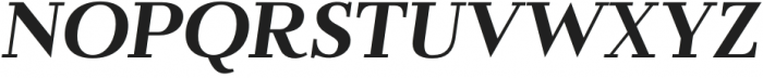 Flatline Serif Heavy Italic otf (800) Font UPPERCASE