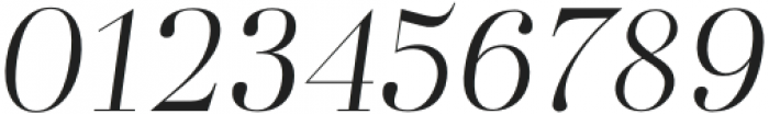 Flatline Serif Light Italic otf (300) Font OTHER CHARS
