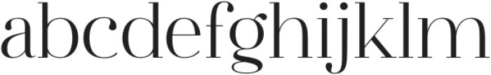 Flatline Serif Light otf (300) Font LOWERCASE