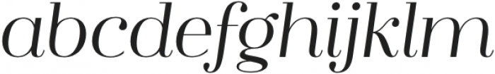 Flatline Serif Regular Italic otf (400) Font LOWERCASE
