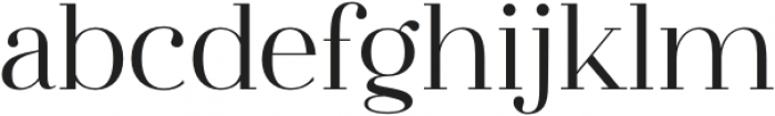 Flatline Serif Regular otf (400) Font LOWERCASE