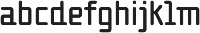 Flatten Regular otf (400) Font LOWERCASE