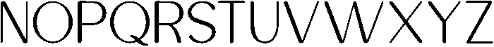 Flattery otf (400) Font UPPERCASE