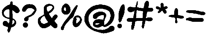 Flauntly Regular otf (400) Font OTHER CHARS