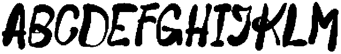 Flauntly Regular otf (400) Font UPPERCASE