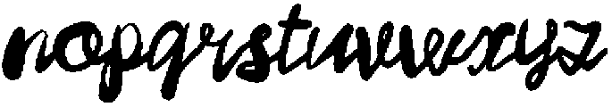 Flauntly Regular otf (400) Font LOWERCASE