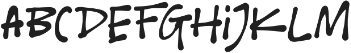 FlavourHeart-Regular otf (400) Font LOWERCASE