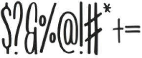 Flawful Handwriting Regular otf (400) Font OTHER CHARS