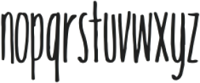 FlawfulSVGHandwriting-Regular otf (400) Font LOWERCASE