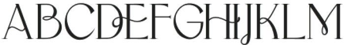 Flece Display Regular otf (400) Font LOWERCASE