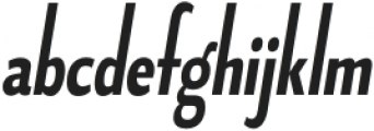 Fledgling Bold Italic otf (700) Font LOWERCASE