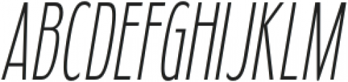 Fledgling ExtraLight Italic otf (200) Font UPPERCASE