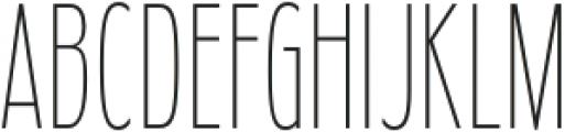 Fledgling UltraLight otf (300) Font UPPERCASE