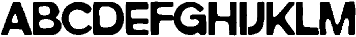 Fledora Dirtyn Regular otf (400) Font UPPERCASE