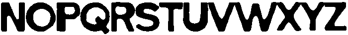 Fledora Dirtyn Regular otf (400) Font UPPERCASE