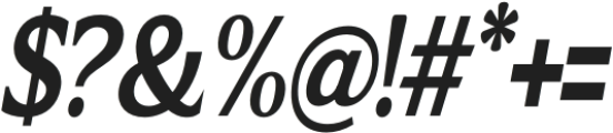 Flektura Italic otf (400) Font OTHER CHARS
