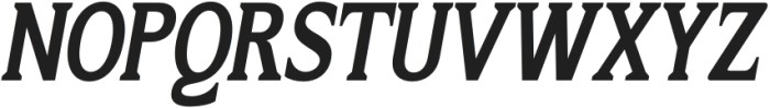Flektura Italic otf (400) Font UPPERCASE