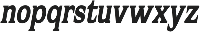 Flektura Italic otf (400) Font LOWERCASE