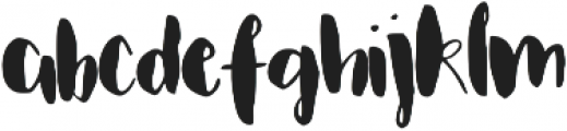 Fletcher Regular ttf (400) Font LOWERCASE