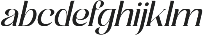 Flewur Italic otf (400) Font LOWERCASE