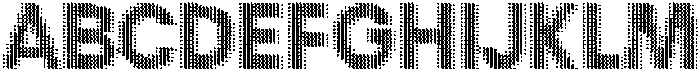 Flexibel Modular DiamondDot42y otf (400) Font UPPERCASE