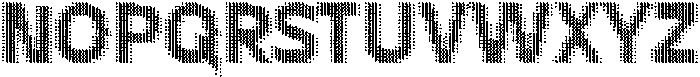 Flexibel Modular DiamondDot42y otf (400) Font UPPERCASE