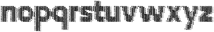 Flexibel Modular DiamondDot42y otf (400) Font LOWERCASE
