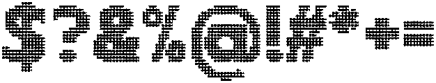 Flexibel Modular Dot18x otf (400) Font OTHER CHARS