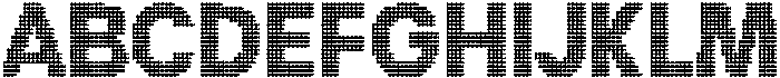 Flexibel Modular Dot18x otf (400) Font UPPERCASE