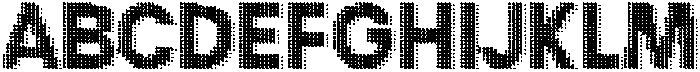 Flexibel Modular Dot22y otf (400) Font UPPERCASE
