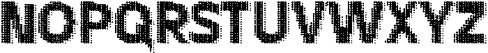 Flexibel Modular Dot22y otf (400) Font UPPERCASE