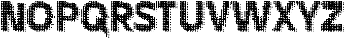 Flexibel Modular Dot23y otf (400) Font UPPERCASE
