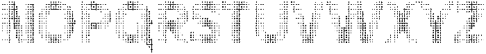 Flexibel Modular Pattern11 otf (400) Font UPPERCASE