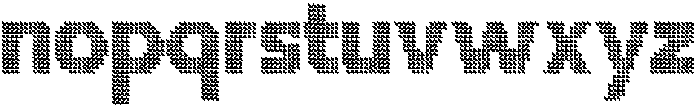 Flexibel Modular Pattern14 otf (400) Font LOWERCASE