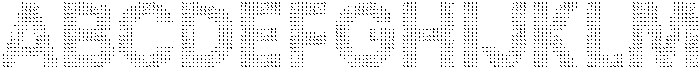 Flexibel Modular Square27 otf (400) Font UPPERCASE