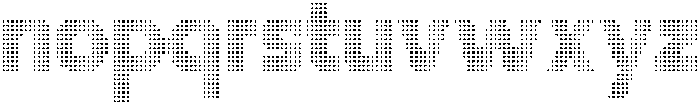 Flexibel Modular Square28 otf (400) Font LOWERCASE