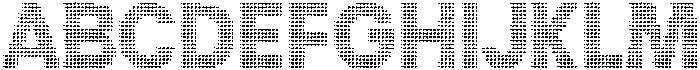Flexibel Modular TriangleDot38x otf (400) Font UPPERCASE