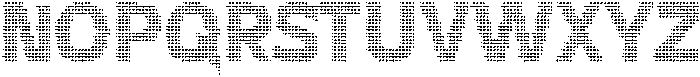 Flexibel Modular TriangleDot38x otf (400) Font UPPERCASE