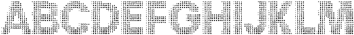 Flexibel Modular TriangleDot39x otf (400) Font UPPERCASE