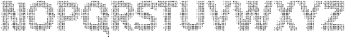 Flexibel Modular TriangleDot39x otf (400) Font UPPERCASE