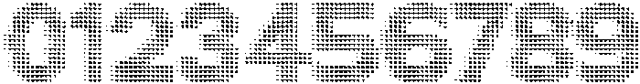 Flexibel Modular TriangleDot40x otf (400) Font OTHER CHARS