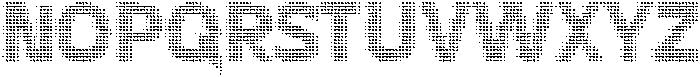 Flexibel Modular TriangleDot40x otf (400) Font UPPERCASE