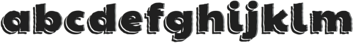 FlexurePrint Regular otf (400) Font LOWERCASE