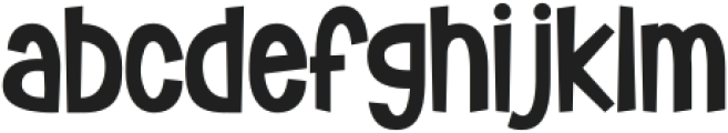Flicker Regular otf (400) Font LOWERCASE