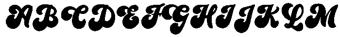 Flickes Magtile Regular otf (400) Font UPPERCASE