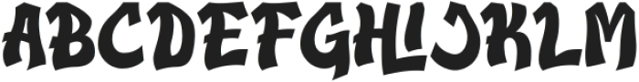 Flickure Regular otf (400) Font UPPERCASE