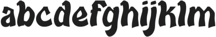 Flickure Regular otf (400) Font LOWERCASE