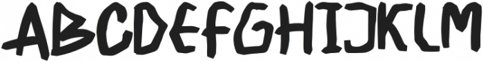 Flinch Regular otf (400) Font UPPERCASE