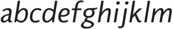 Flinders Italic ttf (400) Font LOWERCASE