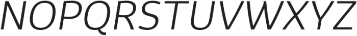 Flinders Light Italic ttf (300) Font UPPERCASE